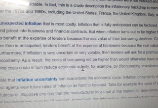Economics unexpected inflation