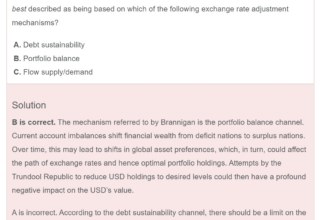 Econ – Exchange rate adjustment mechanisms