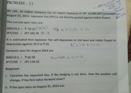 HOW DO WE KNOW THAT WE HAVE TO CALCULATE RS/YEN AND NOT YEN/RS?